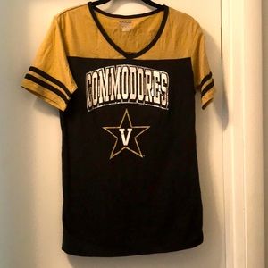 Vanderbilt (Vandy) Football Female Fitted Tee